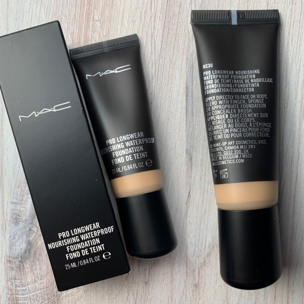 NIB NC30 MAC Prolongwear Nourishing Foundation by MAC
